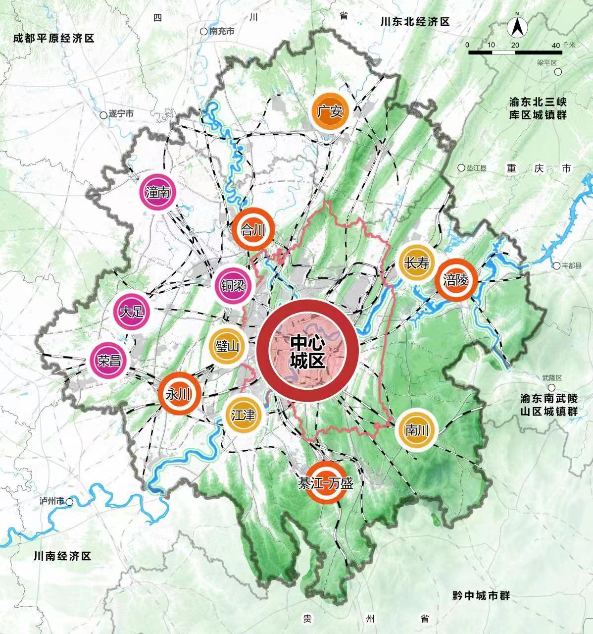 重庆市人民政府 四川省人民政府 关于印发重庆都市圈发展规划的通知